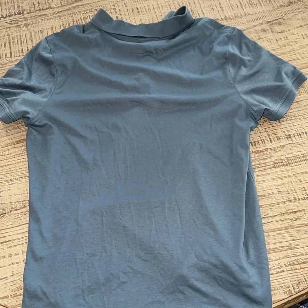 Banana Republic, short sleeve blue polo shirt, size L